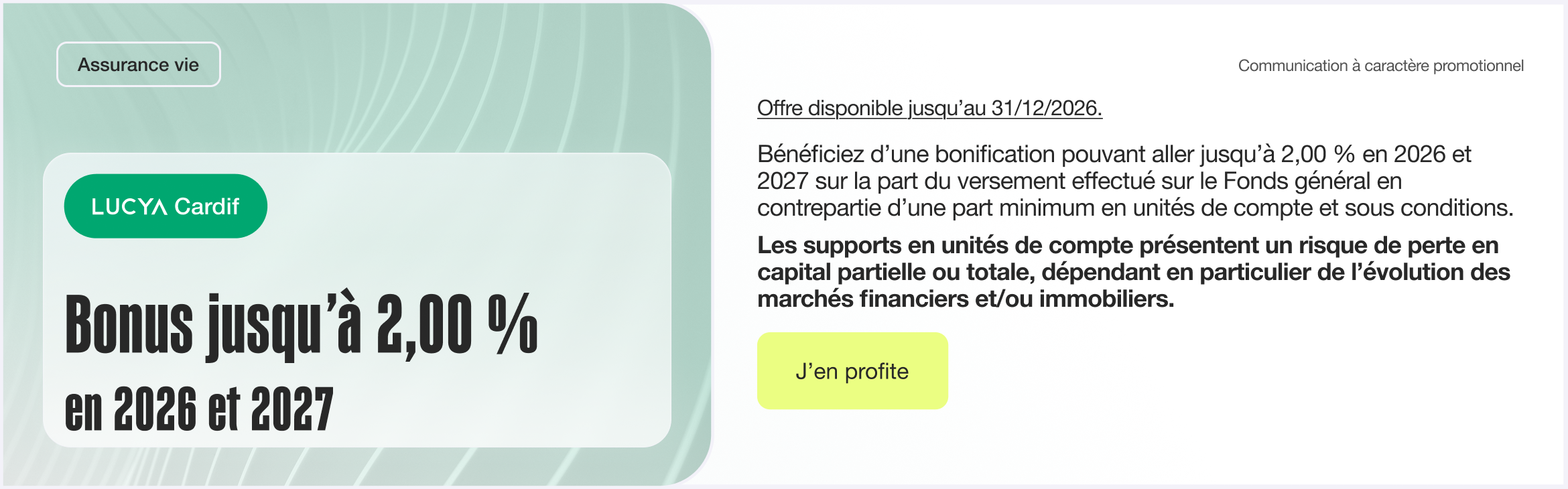 Assurance vie en ligne :bannière_Lucya5